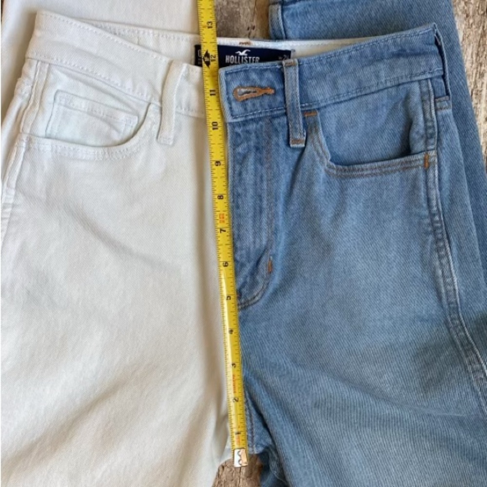 Two-Tone Ultra High Rise Mom Jeans - Picture 6 of 9